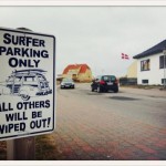 A sign in Klitmolloer Cold Hawaai