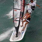Tandem Windsurfing with Boujmaa and Iballa